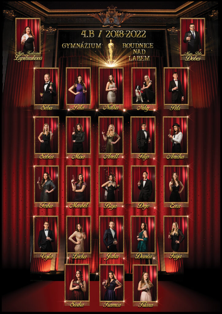 Galavečer Filmový večer Maturitní tablo