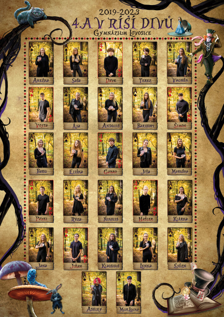 Alice in Wonderland Maturitní tablo