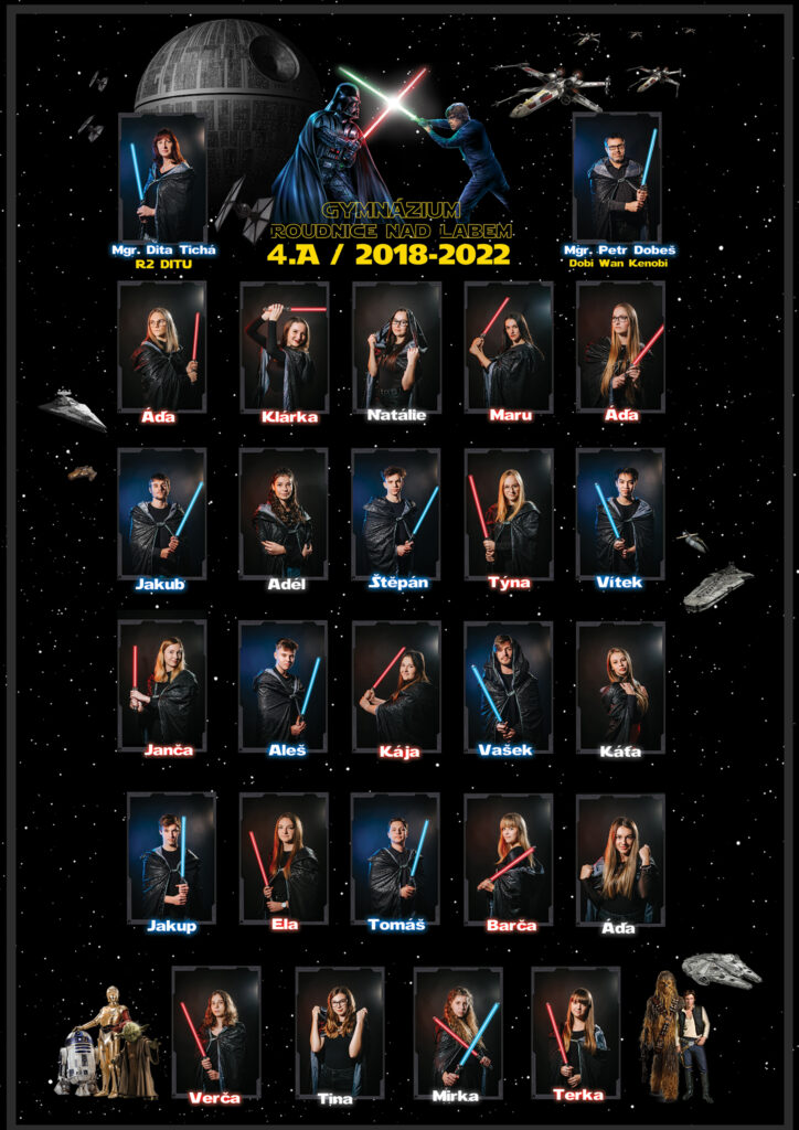 Star Wars Hvězdné Války Maturitní tablo